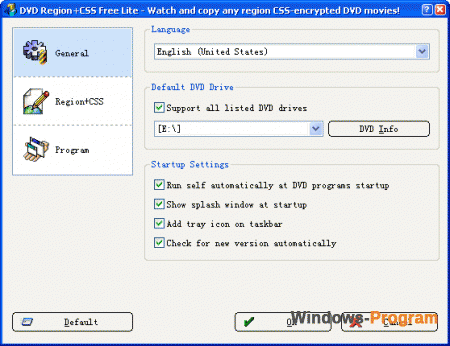 DVD Region CSS Free 5.12 + торрент + crack